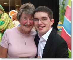 Tom Wyllie and Mrs Sylvia Orrick, No1 UK Fan