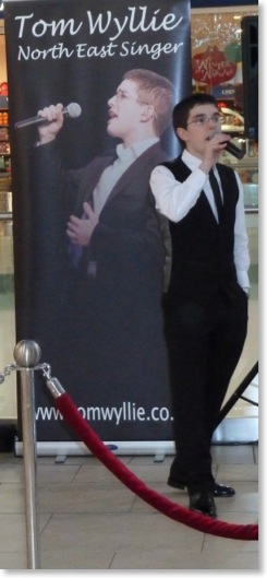 Tom Wyllie, North East Singer Eldon Sq 2012