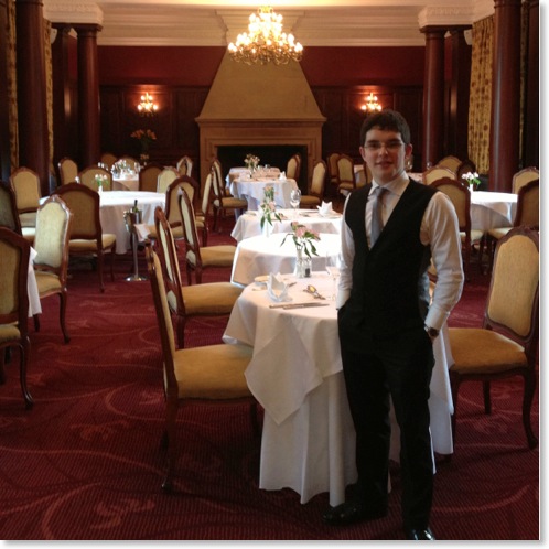Tom Wyllie, North East Singer in George Runciman Restaurant Square Crop