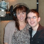 Tom Wyllie recording with Anna Foster Inlay